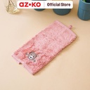 AZKO Ataru 25X25 cm Handuk Tangan Bear - Pink Hand Towel Kain Pengering Tangan Perlengkapan Rumah Tangga