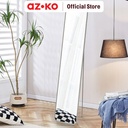 AZKO Arthome Cermin Lantai Aluminium Square Standing Floor Mirror Kaca Berdiri Serbaguna Dengan Sandaran Furniture Indoor Rumah