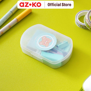 AZKO Ataru Set 3 Pcs Peralatan Kantor - Hijau Perlengkapan Kantor Office Storage Alat Kerja Dan Sekolah Stationary
