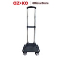 AZKO Maxbuilt Troli Barang Lipat 50 Kg - Hitam Alat Pengangkut Barang Dengan Roda Wheels Cart Troli Kardus Box Perlengkapan Industri