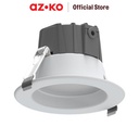 AZKO Krisbow Lampu Downlight Led 3Cct Inbow Multi watt Shallow Lampu Sorot Ceiling Light Peralatan Elektronik Lampu Plafon