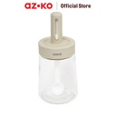 AZKO Kris 350 ml Tempat Bumbu Dapur Retractable - Krem Beige Spice Jar Tempat Penyimpanan Bumbu Perlengkapan Dapur Seasoning Jar