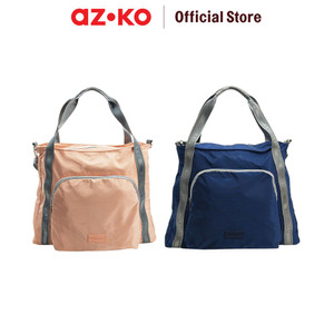 AZKO Passport Amber Tote Bag Tas Bahu Stylish Totebag Serbaguna Multifunctional Bag Tas Travel Praktis - Biru