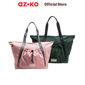 AZKO Passport Jolle Tote Bag Tas Bahu Stylish Totebag Serbaguna Multifunctional Bag Tas Travel Praktis - Hijau