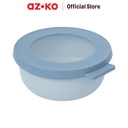 AZKO Rosti 350 ml Cirqula Wadah Makanan Round - Biru Nordic Food Container Kotak Makan Food Grade Serbaguna Tempat Makanan Food Storage Kitchenware