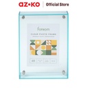 AZKO Forhom 4R Bingkai Foto Meja Transparan Rhy23120603-2 - Hijau Pigura Aesthetic Frame Tempat Foto Pajangan Dekorasi Rumah Figura