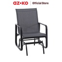 AZKO Kursi Ayun Textlene Steel - Hitam Swinging Chair Bangku Ayunan Outdoor Furniture Tempat Duduk Ayun