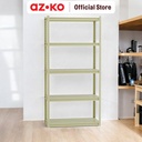 AZKO Krisbow 90X45X183 cm Rak Besi 5 Tingkat - Hijau Organizer Serbaguna Tempat Simpan Barang Multifungsi Rak Storage Perlengkapan Rumah Tangga