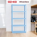 AZKO Krisbow 90X45X183 cm Rak Besi 5 Tingkat - Biru Organizer Serbaguna Tempat Simpan Barang Multifungsi Rak Storage Perlengkapan Rumah Tangga