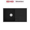 AZKO Acroz Tempat Cuci Piringgranite Dengan Wing Wastafel Dapur Kitchen Sink Bak Tempat Cuci Piring Perlengkapan Dapur