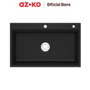AZKO Acroz 80 cm Tempat Cuci Piringsingle Granite Wastafel Dapur Kitchen Sink Bak Tempat Cuci Piring Perlengkapan Dapur