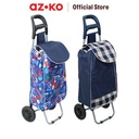 AZKO Passport Troli Belanja Lipat Alat Pengangkut Barang Dengan Roda Foldable Shopping Cart Trolley Belanja - Buah dan Sayur