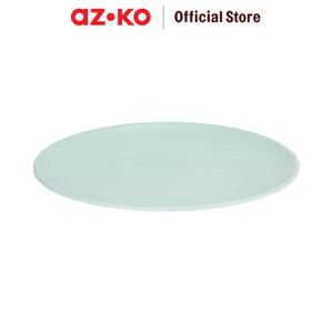 AZKO Krischef Piring Makan Oval Sage Dinner Plate Wadah Hidangan Food Grade Piring Melamine Serbaguna Peralatan Makan Perlengkapan Dapur - Mangkuk 5.5inci