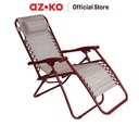 AZKO Soleil Kursi Recliner Lipat Mini - Merah Kursi Lipatkursi Loungekursi Serbagunakursi Recliner Lipatkursi Teras