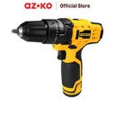 AZKO Krisbow Bor Cordless Impact 10 mm 12V Ircid122 Impact Drill Electric Alat Pembuat Lubang Elektrik Perlengkapan Tukang Mesin Bor Tangan