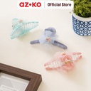 AZKO Ataru Jepitan Rambut Bunga Hair Clip Claw Aksesoris Jepitan Cewek Penjepit Hiasan Rambut Wanita Aksesori Kepala - Hijau