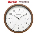 AZKO Arthome 30 cm Olsson Jam Dinding 13186 - Cokelat Wall Clock Jam Tembok Analog Aesthetic Dekorasi Rumah Hiasan Dinding