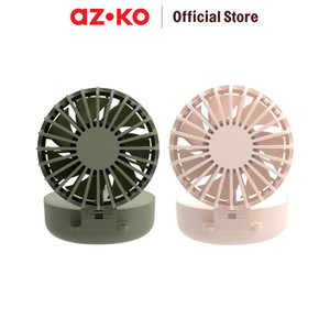 AZKO Memoo Kipas Angin Lipat Rechargeable Portable Fan Kipas Mini Travel Serbaguna Kipas Angin Isi Ulang Penyejuk Udara - Hijau