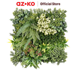 AZKO Cc Grass Rhea Rumput Artifisial Dinding Tumbuhan Buatan Artificial Wall Grass Tanaman Artificial Hiasan Rumput Tembok Sintetis - 50x150 (3 pcs)