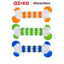 AZKO Paws N Tail Ukuran M Mainan Anjing Tpr Bone Chew Dog Toys Perlengkapan Bermain Anjing Alat Bermain Doggy Aksesoris Anabul - M/Biru