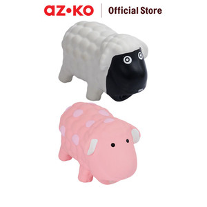 AZKO Paws N Tail Mainan Anjing Latex Squaker Sheep Dog Toys Perlengkapan Bermain Anjing Alat Bermain Doggy Aksesoris Anabul - Pink