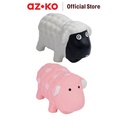 AZKO Paws N Tail Mainan Anjing Latex Squaker Sheep Dog Toys Perlengkapan Bermain Anjing Alat Bermain Doggy Aksesoris Anabul - Pink