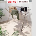 AZKO Stora Jemuran Baju Lipat Expandable 5 Pole Tempat Jemur Baju Drying Rack Gantungan Laundry Perlengkapan Rumah Tangga