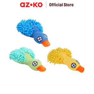 AZKO Paws N Tail Mainan Anjing Plush Duck Dog Toys Perlengkapan Bermain Anjing Alat Bermain Doggy Aksesoris Anabul - Biru