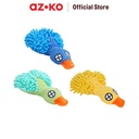 AZKO Paws N Tail Mainan Anjing Plush Duck Dog Toys Perlengkapan Bermain Anjing Alat Bermain Doggy Aksesoris Anabul - Biru