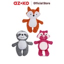 AZKO Paws N Tail Hunting Mainan Anjing Plush Dog Toys Perlengkapan Bermain Anjing Alat Bermain Doggy Aksesoris Anabul - Fox