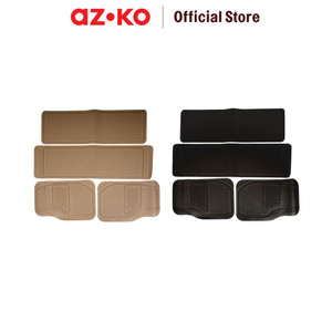 AZKO Carfit Karpet Mobil 3468 Car Carpet Aksesoris Alas Interior Mobil Car Cabin Mat Perlengkapan Otomotif - Hitam