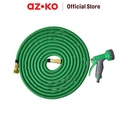AZKO Krisbow 22 mtr Set Selang Taman Expandable 1/2 - 5/8 Inci - Hijau Garden Expandable Hose Selang Air Melar Serbaguna Perlengkapan Taman Water Hose Outdoor