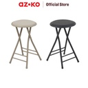 AZKO Soleil Thea Bangku Bar Lipat Multifunctional Folding Stool Tempat Duduk Lipat Serbaguna House Furniture - Cokelat