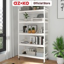 AZKO Krisbow Rak Besi Dengan Roda Storage Rack Steel Tempat Penyimpanan Serbaguna Rak Barang Organizer Gudang - 3 Tingkat