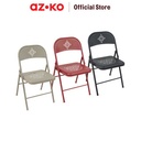 AZKO Soleil Raphael Kursi Lipat Multifunctional Foldable Chair Tempat Duduk Serbaguna Kursi Acara Cafe House Furniture - Hitam