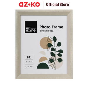 AZKO Arthome Bingkai Foto Meja Pf2025 Pigura Aesthetic Frame Tempat Foto Pajangan Dekorasi Rumah Figura - Cokelat, 4R