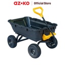 AZKO Krisbow Troli Barang 270 kg - Hitam Alat Pengangkut Barang Dengan Roda Wheels Cart Troli Kardus Box Perlengkapan Industri
