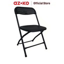 AZKO New Storm Alex Kursi Lipat Big - Hitam Multifunctional Foldable Chair Tempat Duduk Serbaguna Kursi Acara Cafe House Furniture