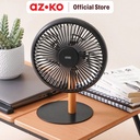 AZKO Ataru Kipas Angin Meja Rechargable Dengan Led Light Wooden - Hitam Organizer Bag Perlengkapan Traveling Tas Serbaguna Toiletries Pouch