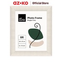 AZKO Arthome Bingkai Foto Meja Twist Pigura Aesthetic Frame Tempat Foto Pajangan Dekorasi Rumah Figura - Cokelat, 4R