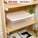 AZKO Stora 38X26.5X14.5 cm Kotak Penyimpanan Kotak Serbaguna Plastik Wadah Simpan Storage Box Boks Organizer - Hijau