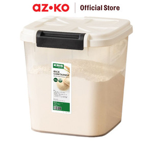 AZKO Kris Tempat Beras Rice Container Food Grade Kotak Beras Wadah Penyimpanan Beras Perlengkapan Dapur - 5