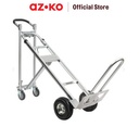 AZKO Krisbow Troli Barang Aluminium 4 In 1 Alat Pengangkut Barang Dengan Roda Wheels Cart Troli Kardus Box Perlengkapan Industri