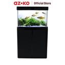 AZKO Boyu 200 ltr Set Aquarium & Kabinet Eaf-800 - Hitam Tank Aquarium Aquascape Tempat Tinggal Hewan Laut Wadah Tempat Ikan Dekorasi Rumah
