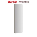 AZKO Acroz 115X40 cm Cermin Dinding Frame Od-Jz19-1 - Cokelat Coffee Wall Mirror Kaca Dinding Persegi Panjang Dekorasi Rumah Cafe Resto Hotel Home Decoration