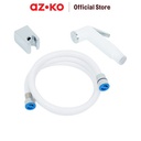 AZKO Fosa Set Toilet Shower Elegant Toilet Hose Semprotan Selang Air Kloset Aksesoris Kamar Mandi Selang Wc - Chrome