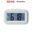 AZKO Arthome Jam Meja Lcd Digital Booster Nsn2 Desk Clock Jam Digital Aesthetic Dekorasi Meja Hiasan Rumah Tempat Komersial - Hitam