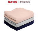 AZKO Forhom Handuk Olahraga Wavy Sports Towel Cotton Anduk Leher Serbaguna Handuk Kecil Travel - Biru