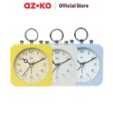 AZKO Arthome 8.5 cm Jam Weker Ring Ns8149 Alarm Clock Waker Clock Jam Alarm Analog Dekorasi Kamar Tidur - Biru