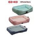AZKO Paws N Tail Tempat Tidur Hewan Corduroy 1 Pet Bed Kasur Hewan Peliharaan Alas Tidur Anjing Kucing Pet Accessories - Biru